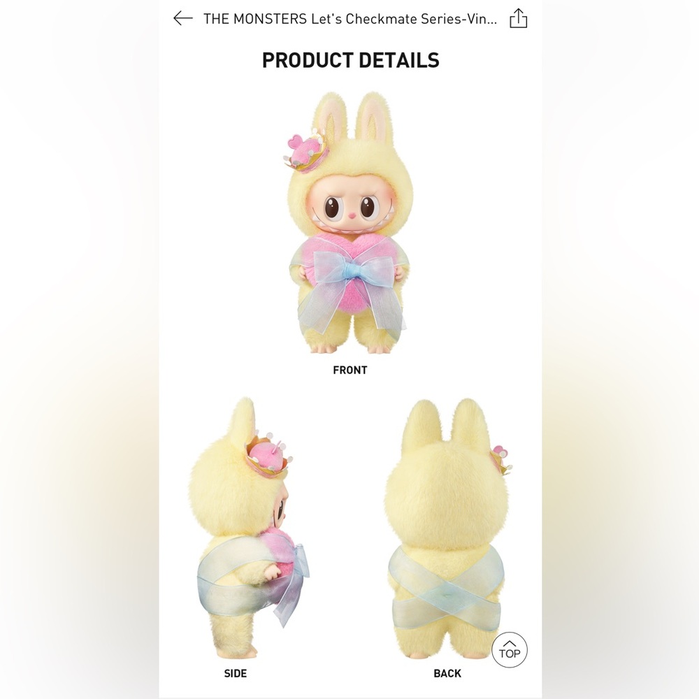 Pop Mart Let's Checkmate Labubu - Picture 3 of 4